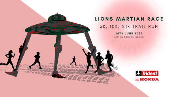 Woking Lions Running the Martian Race 2022